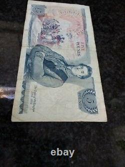 New Price Error Note Unsigned Misprint Five Pound. Extremely Rare. C43 Prefix