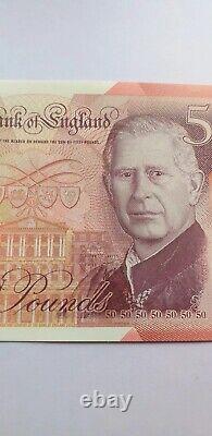 New Uncirculated £50 Pound Note King Charles III Polymer Mint Extremely Rare