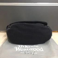 New Vivienne Westwood black Edgewear shoulder bag extremely rare Japan