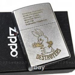 New ZIPPO Lighter Vietnam COLD BUNNY DESTROYERS extremely rare Japan