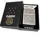 New Zippo Armor Antique Silver Barrel Solid Lighter Extremely Rare Japan