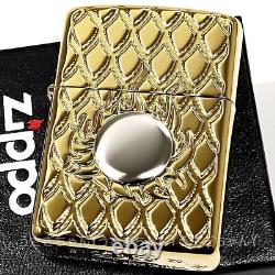 New Zippo Armor Double-sided Shell Dragon Lighter extremely rare Japan