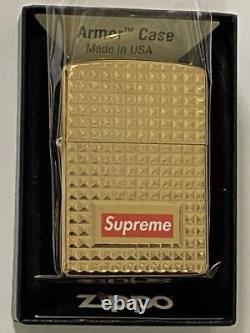 New Zippo Armor supreme diamond cut oil Lighter extremely rare Japan