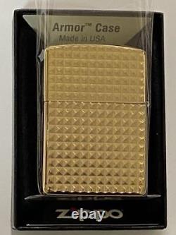 New Zippo Armor supreme diamond cut oil Lighter extremely rare Japan