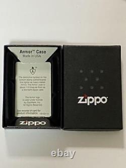 New Zippo Armor supreme diamond cut oil Lighter extremely rare Japan