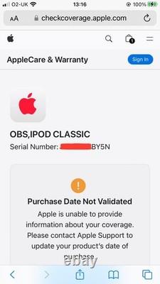 Newith Sealed EXTREMELY RARE Apple iPod Classic 80GB SILVER A1238