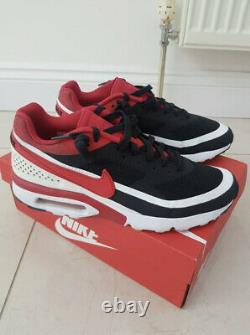 Nike Air Max BW Ultra SE Size 9 UK Extremely Rare BLACK UNIVERSITY RED/WHITE