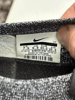 Nike Vapormax Flyknit EXTREMELY RARE Black Grey Bronze UK 6.5 849558-010