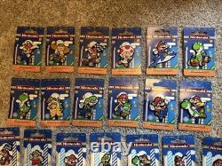 Nintendo 1993 Pin & Magnet FULL collection Extremely Rare! Collectors Item