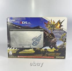 Nintendo New 3DS XL Monster Hunter 4 Ultimate Silver EXTREMELY RARE, NEW