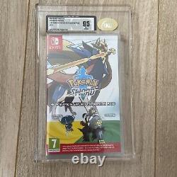Nintendo Switch Pokemon Sword And Shield Dual Edition Graded 95 Extremely Rare
