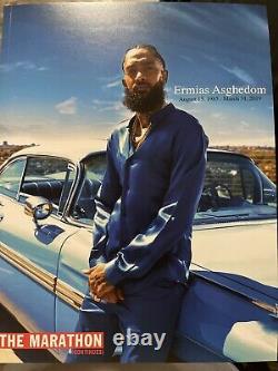 Nipsey Hussle Memorial Program. Perfect Condition. Extremely Rare And Limited