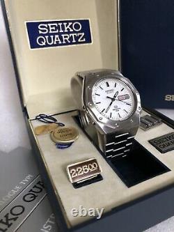 Nos! Extreme Rare Vtg Seiko Polar Royal Oak Watch Mint Nib Full Kit