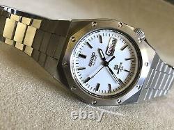 Nos! Extreme Rare Vtg Seiko Polar Royal Oak Watch Mint Nib Full Kit