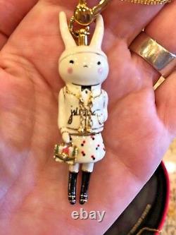 Nwot Juicy Couture Fifi Lapin Bunny 2012 Ltd Ed Pendant Charm. Extremely Rare