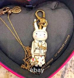 Nwot Juicy Couture Fifi Lapin Bunny 2012 Ltd Ed Pendant Charm. Extremely Rare