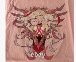 OFFICIAL Overwatch Pink Mercy Charity T-Shirt EXTREMELY RARE NEW Men's Size 4XL
