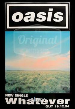 Oasis poster Whatever. Extremely Rare Original