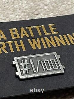 Official PUBG 1/100 Promo Pin Extremely Rare Collectible