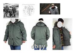 PARKA- Jackets Extreme Cold Weather N-3B Rare Fined New Original NAOT Tagged