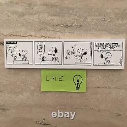 Peanuts Snoopy Ceramic Cartoon Strip Ceramic Tile 8x 2 Extremely Rare! New