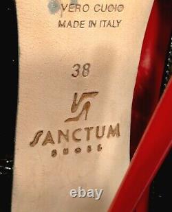 RARE SEXY NEW BRAND SANCTUM Extreme High Italian Pumps with Metal Needle Heels