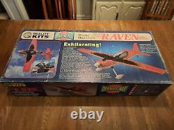 RAVEN RC Airplane, Global Quality Deluxe Kit, EXTREMELY RARE, NIB, L@@k! , 62