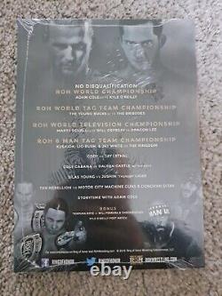 ROH Final Battle 2016 brand new and sealed. Extremely rare OOP. WWE TNA ECW AEW
