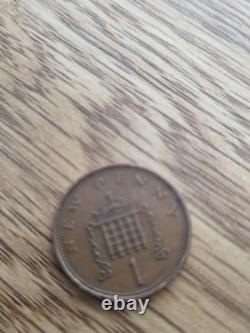 Rare 1971 2P'New Pence' Coin & 1971 1p'New Penny' Coin Extremely Rare