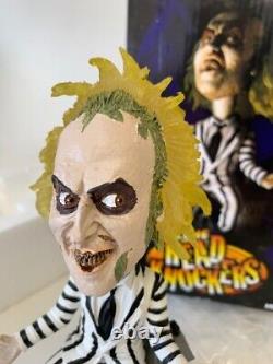 Rare Neca Extreme Beetlejuice Head Knocker Figure