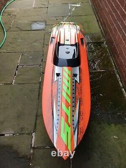 Rc Boat Brusher Sv50 Special Extremely Rare Boat In Uk 67