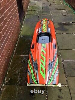 Rc Boat Brusher Sv50 Special Extremely Rare Boat In Uk 67