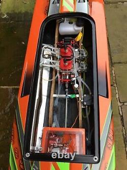 Rc Boat Brusher Sv50 Special Extremely Rare Boat In Uk 67