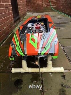 Rc Boat Brusher Sv50 Special Extremely Rare Boat In Uk 67