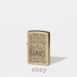 Red Dead Redemption 2 Brass Zippo Lighter BRAND NEW- Extremely rare ROCKSTAR GTA