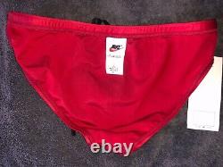 Red Nike Teraz swim brief with tags 32, extremely rare 1990s competition swimsuit