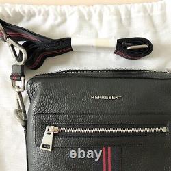 Represent Black Leather Satchel EXTREMELY RARE! RepresentClo Owners Club