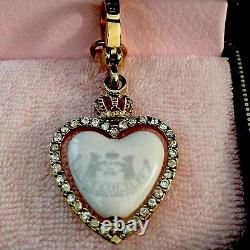 Reserved! Juicy Couture Heart Spinner Charm Yjru1085 Extremely Rare Nwt