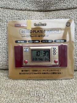 Retro Plate & Watch New Nintendo 3DS Cover Plate. Extremely Rare Item