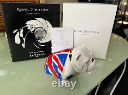 Royal Doulton Extremely Rare 2012'M's' Skyfall Jack the Bulldog 007 Complete