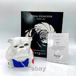 Royal Doulton Extremely Rare 2012'M's' Skyfall Jack the Bulldog 007 Complete