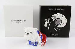 Royal Doulton Extremely Rare 2012'M's' Skyfall Jack the Bulldog 007 Complete