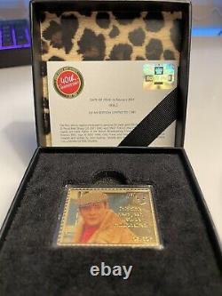 Royal Mail Only Fools and Horses Del Boy Gold Stamp EXTREMELY RARE