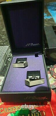 S. T Dupont 2006 (5244) James Bond Casino Royale Cufflinks Extremely Rare