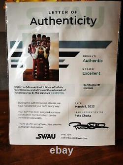 SIGNED! Robert Downey Jr Iron man Gauntlet. Extremely rare! COA