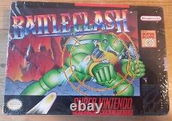SNES Battle Clash New and Sealed NTSC Version Extremely Rare