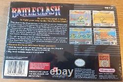 SNES Battle Clash New and Sealed NTSC Version Extremely Rare