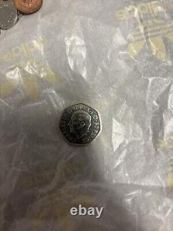 SUPER EXTREMELY RARE 50P COIN OF KING CHARLES NEW CORONATION COIN Free Postage