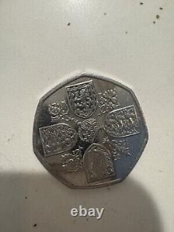 SUPER EXTREMELY RARE 50P COIN OF KING CHARLES NEW CORONATION COIN Free Postage