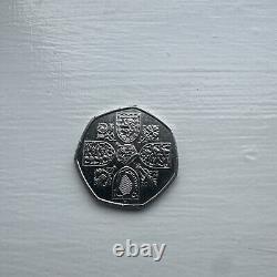 SUPER EXTREMELY RARE 50P COIN OF KING CHARLES NEW CORONATION COIN Free Postage